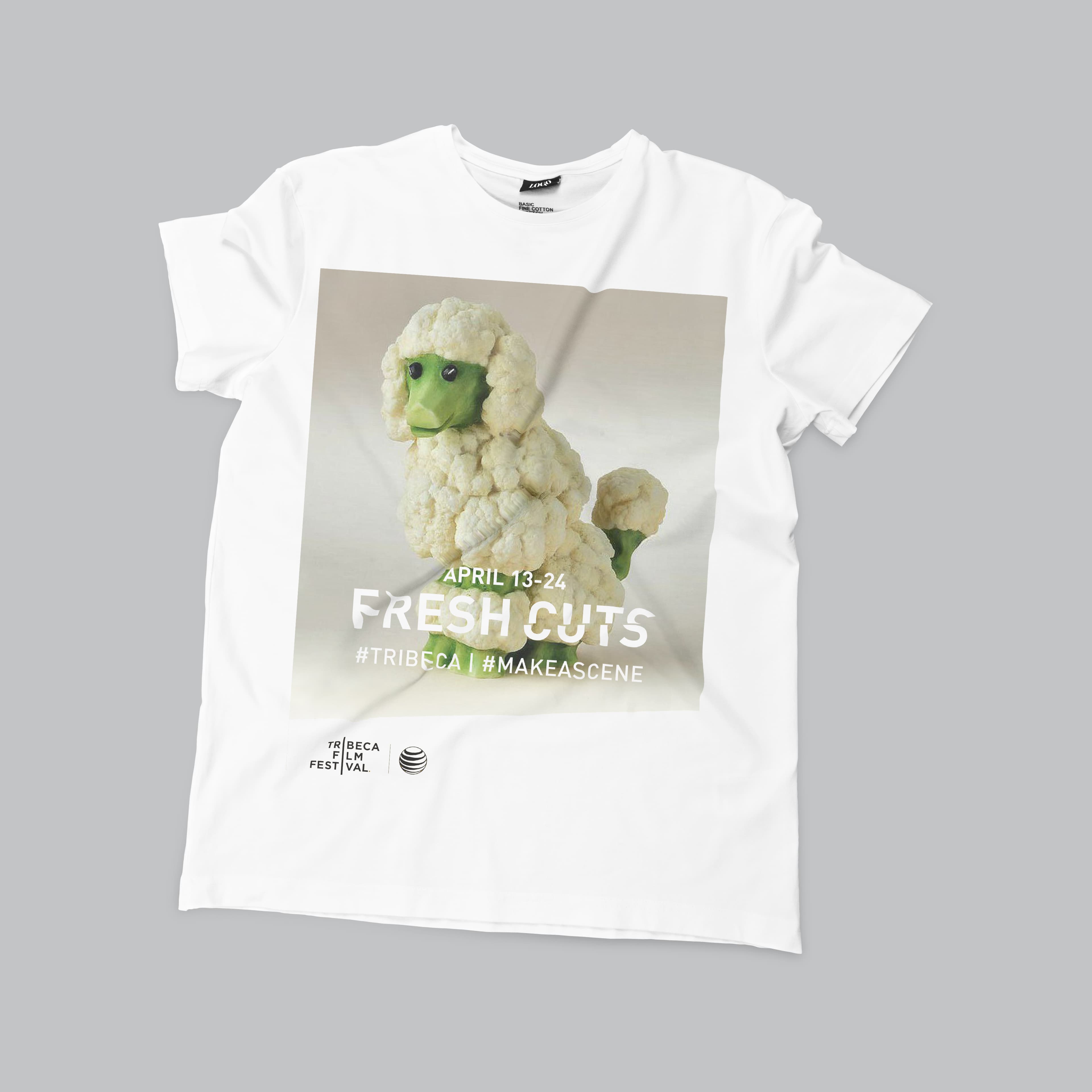 Fresh Cuts festival T-shirt mockup