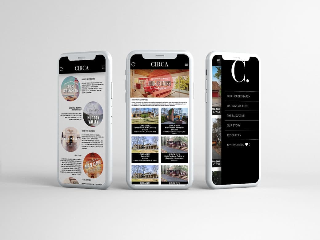 Circa app clay iPhone mockup one