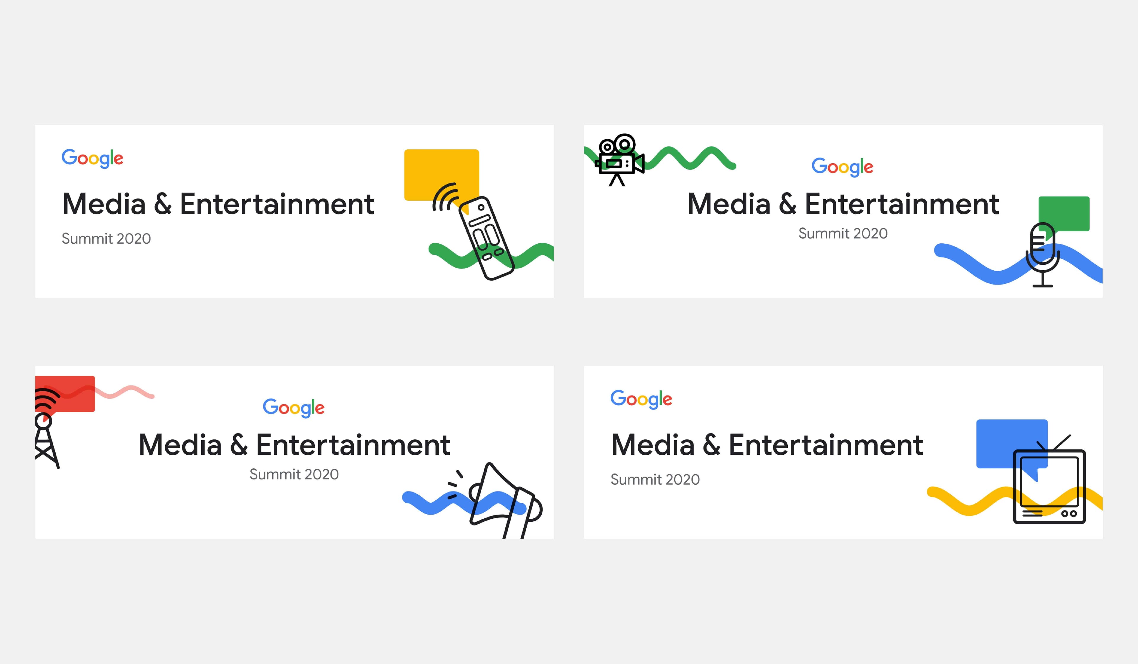 Google Media and Entertainment Summit presentation frame
